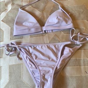 purple bikini